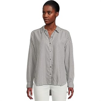 Splendid Женская стильная классическая рубашка Ella в полоску с пуговицами из 100% лиоцелла 11201621