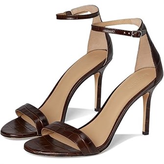 Кожаные сандалии с крокодиловым тиснением на высоком каблуке с пряжкой LAUREN Ralph Lauren Allie 11234452