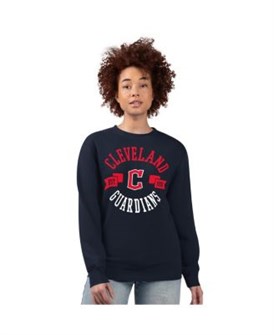 Женский флисовый свитшот-Кливленд Гардианс от G-III 4Her, тёмно-синий 11223299