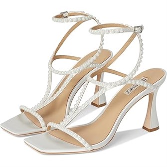 Сандалии Badgley Mischka Gianni с жемчужными ремешками и каблуком высотой 8,9 см 11227114