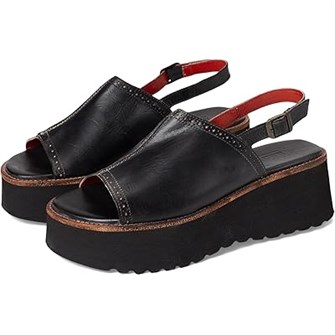 Кожаные сандалии Bed Stu Library с каблуком 6.4 см и платформой 5 см 10047369