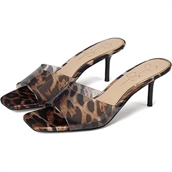 Сандалии Celisha Lucite от Jessica Simpson с пяткой 5 см и квадратным носком на высоком каблуке 11227056