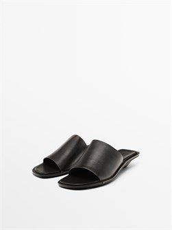 Женские сандалии на высоком каблуке из овечьей кожи с амортизирующей стелькой AIRFIT® от Massimo Dutti 11202126