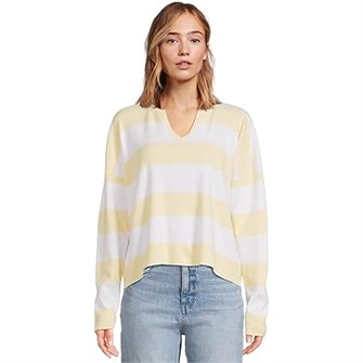 Лонгслив Veronica с полосками Splendid: 72% вискоза, 28% полиэстер, легкая пряжа 11226533