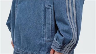 adidas Originals Лонгслив Adicolor Denim с тремя полосками, вдохновленный классическими джинсовыми куртками 11221037