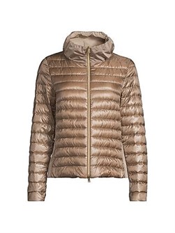 Стеганая куртка Herno с тафетной вставкой сзади, 90% пух, длинные рукава, боковые карманы 11028189