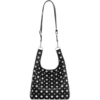 Rebecca Minkoff Сумка Ayla из мягкой кожи с заклепками и магнитной застежкой, регулируемым ремнем 11227383