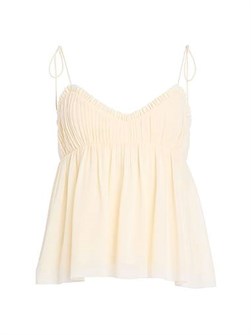 Ser.O.Ya Удобный свободный топ Maven с рюшами и регулируемыми бретелями, 100% полиэстер 11167925