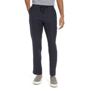 Лёгкие брюки Vince с накладными карманами и шнурком на талии, размер M 10047697