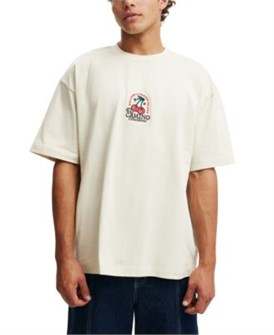 Cotton On Мужская футболка Box Fit с графическим принтом, свободного кроя, 100% хлопок 11225499