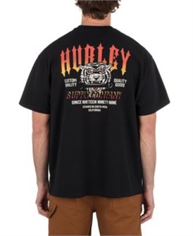 Мужская футболка Hurley Forged с коротким рукавом из органического хлопка, стандартный крой, с принтом. 11233578