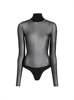 Легкий обтягивающий лонгслив Tallin от Khaite с высоким воротником, 72% вискоза, изготовленный в Италии 11017282