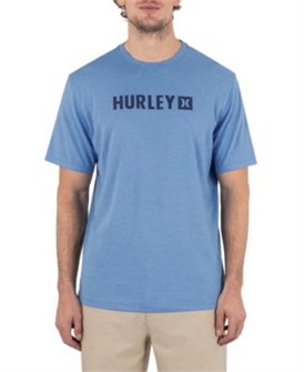 Мужская футболка Hurley The Box, короткий рукав, мягкий 150 г/м? хлопок, стандартный крой 11232924