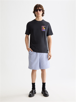 Футболка regular-fit от Scotch &amp, Soda с ярким графическим принтом спереди и сзади 11177740