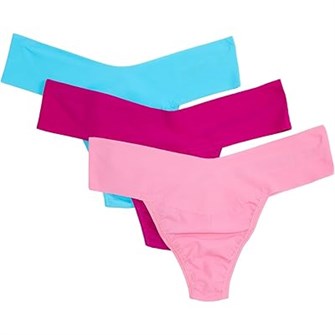 Комплект из трёх трусиков-танга Hanky Panky Breathesoft с влагоотводящей тканью и бесшовным поясом 11232379