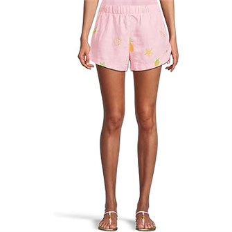 Шорты Elodey Lilly Pulitzer из льна, с высокой посадкой и длиной выше колена 11230658