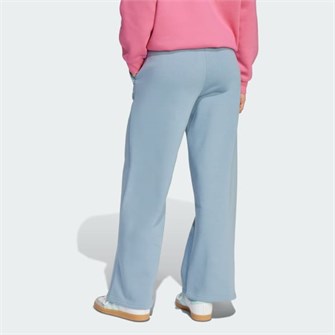 Широкие хлопковые флисовые брюки adidas Originals с логотипом Trefoil для молодёжи 11240097