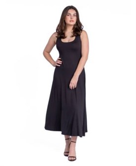 24Seven Comfort Макси-платье без рукавов в молодёжном стиле, облегающее фигуру, из мягкой эластичной ткани 11233130