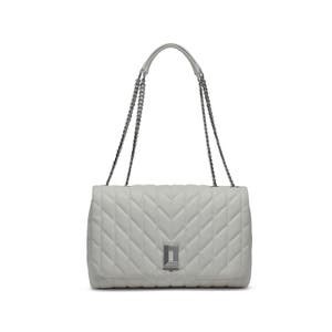 Karl Lagerfeld Paris Классическая плечевая сумка из мягкой овечьей кожи с регулируемым ремнём и магнитной застёжкой 10047870