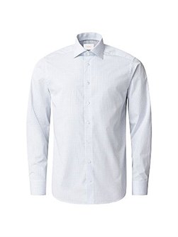 Рубашка современного кроя в клетку из органического хлопка с длинным рукавом от Eton 11166191