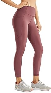 Женские капри-леггинсы CRZ YOGA 23',', с высокой талией, контролем живота и двумя карманами 11241285