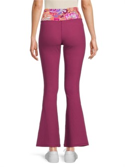 Детская юбка-шорты от Johnny Was с широким принтованным поясом, рибингом и расклешенным низом, стильная и удобная 11232131