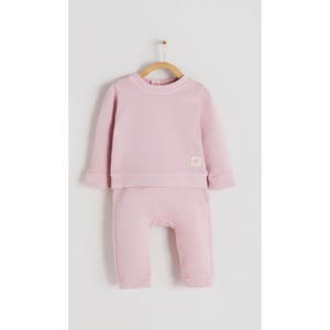 Комплект для новорождённых: худи и брюки джоггеры от Babycottons для комфорта и игр до 12 месяцев 10047161