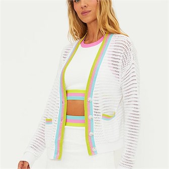 Кардиган из хлопка Gene с цветными блоками и застежкой на пуговицы от Beach Riot 11231206