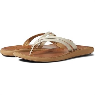 Кожаные сандалии OluKai Kapehe Luana с открытым носком и мягкой подошвой, вес 170 г 11235402