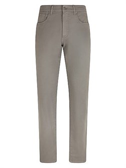 Узкие брюки из итальянского твила от Ralph Lauren с пятью карманами и застежкой-молнией, изготовлены в Португалии 11023388