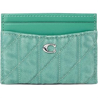 Coach Картхолдер Essential из денима и натуральной кожи с тиснением, на 5 кармашков для кредитных карт 11228870