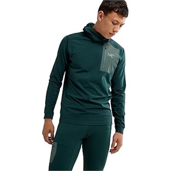 Легкое худи Rho LT с влагоотводящими свойствами, переработанными материалами и карманом для смартфона от Arc',teryx 11232425
