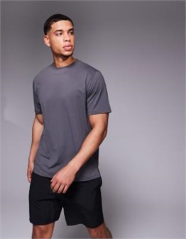 Набор из 2 тренировочных футболок 4505 Icon с быстросохнущим эффектом в кофейном и графитовом цветах 11237814