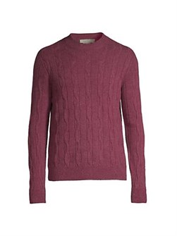 Кашемировый свитер с плетёным узором Corneliani, 100% кашемир, Италия 11164695