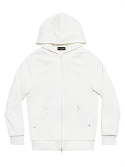 Унисекс худи на молнии Balenciaga Unity Sports Icon из итальянского хлопкового велюра 11166294