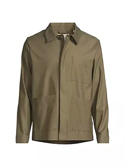 Nn07 Пуховик Gabe Chore из прочной хлопковой смеси с большими накладными карманами и скрытой застежкой 10049532