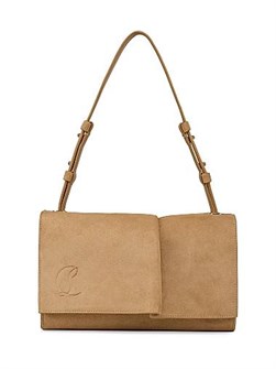 Christian Louboutin Большая кожаная сумка через плечо из натуральной телячьей кожи, размеры 25 см x 10 см x 17 см 11167689