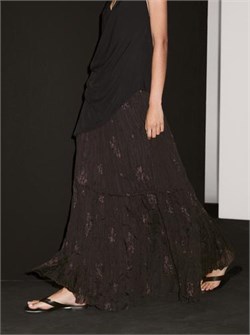 Юбка Massimo Dutti с вышивкой и плиссировкой 11229462