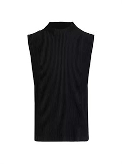 Безрукавка Homme Plisse Issey Miyake MC April с фиксированным воротником и складчатым дизайном, 100% полиэстер 10049028