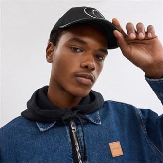 Coach Бейсболка из 100% хлопка с кожаными вставками и регулируемой застежкой 11208753