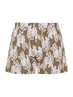 Мужские хлопковые боксеры Hanro коллекции Fancy Woven с эластичным поясом и застёжкой на пуговицу 11164878