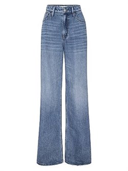 Джинсы Good American Weightless Good Standard Ease с высокой талией и широкими штанинами из легкого денима 11166300