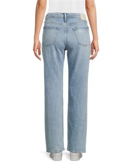 Джинсы Harlow средней посадки от Rag &amp, Bone, прямой крой, 99% хлопок, эффект делаве 11178131
