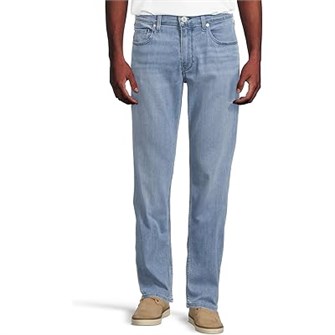 Джинсы со средней посадкой от Paige Normandie Transcend Straight Leg, 58% вискоза 11227072