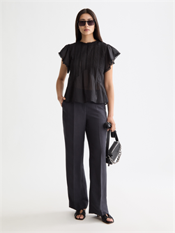 Топ с бабочками Scotch &amp, Soda, с оборками и А-силуэтом по талии 11234536