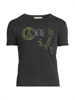 Футболка Dario от Second/Layer с графическим принтом из лёгкого хлопка и короткими рукавами 10049428