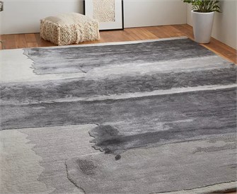 Feizy Коврик Anya 8921F 61x91 см, 65% шерсти, современный абстрактный дизайн, ручная работа 11233468