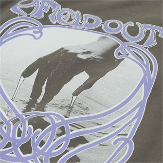 Лонгслив Afield Out Descend из мягкого хлопка с бесшовной конструкцией и стильным принтом 11235219