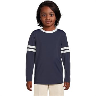 Janie and Jack Лонгслив для детей с защитой от солнца, из 100% хлопка, регулярная посадка, легкий в уходе 11230549