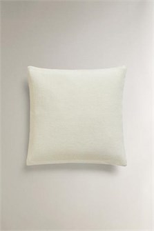 Zara Home Декоративная наволочка из джута и хлопка, однотонная 11171554